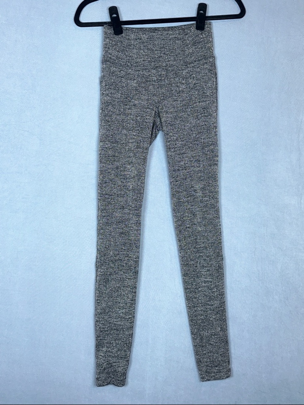 Athleta Cozy Knit Leggings Womens XXS Gray Marled Soft Lounge Pants